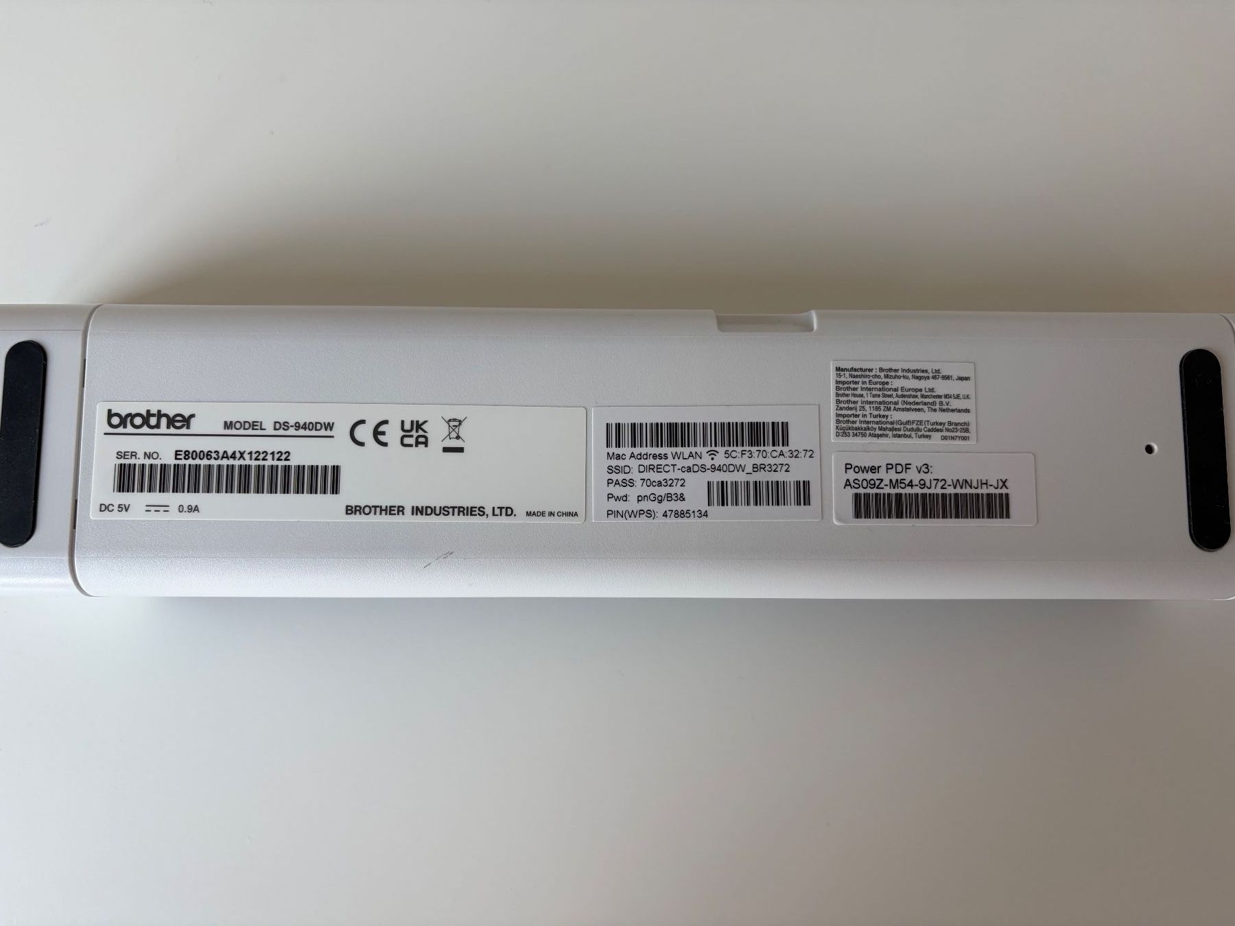 Brother Scanneurs: Scan Brother DSmobile DS-940DW – D'occasion à Yverdon-les-Bains par romain750 3