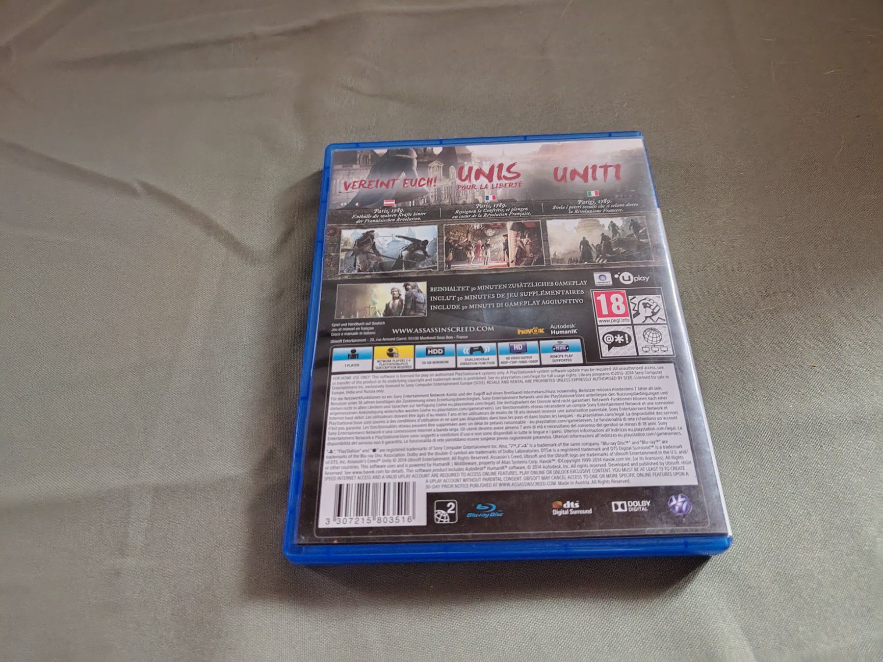 Sony Spiele: Jeu PS4 Assassin's Creed Unity – Gebraucht aus Saxon von dan_drn5 3