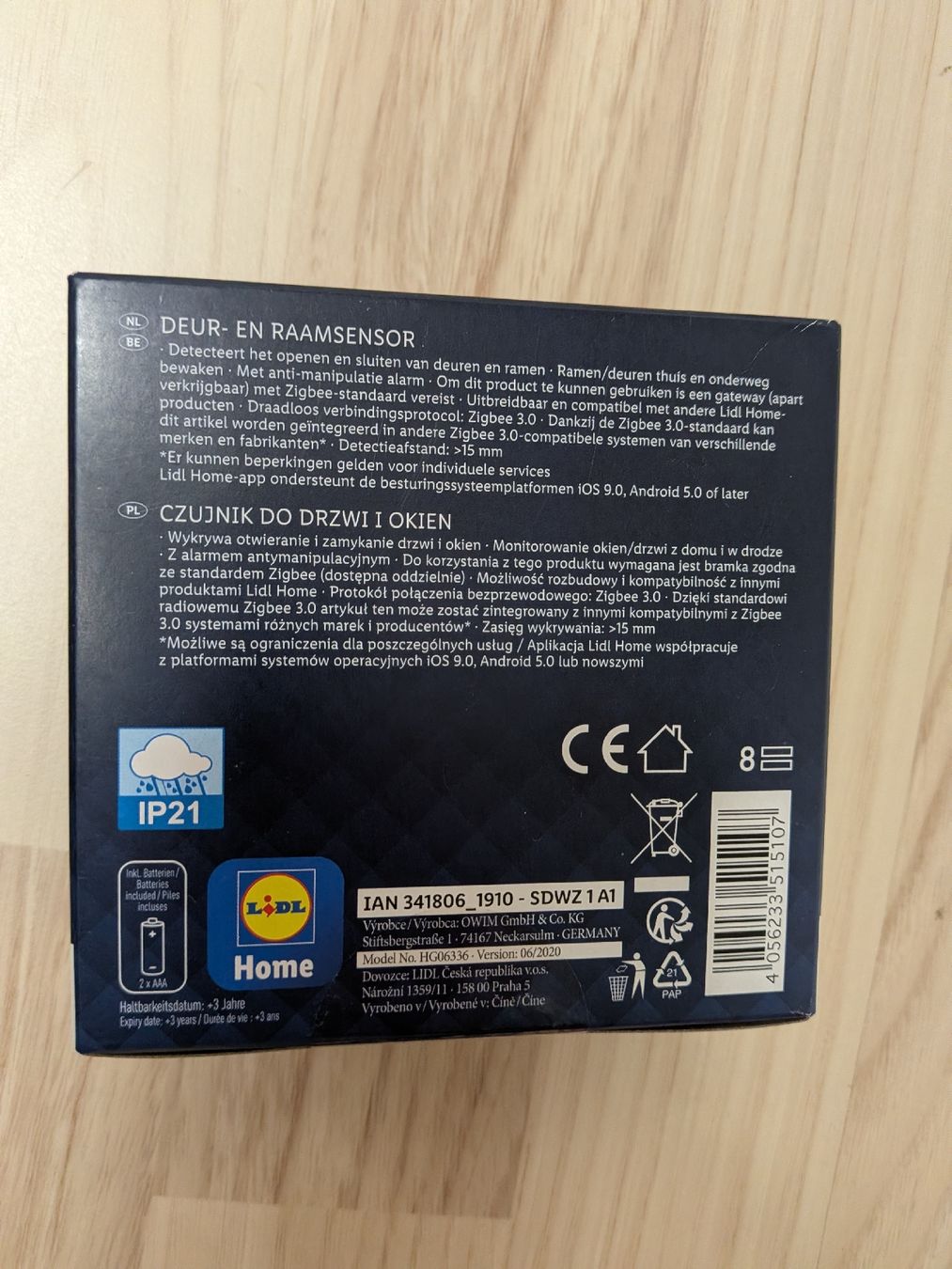 Sistemi d'allarme: Silvercrest Tür- und Fenstersensor Zigbee 3.0 neu – Nuovo e nell'imballaggio originale da Schlieren venduto da Sant0ryu 2