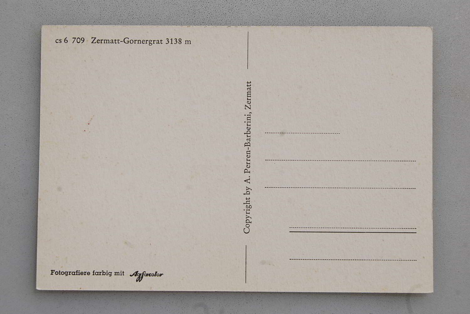 Cartoline postali: AK Zermatt-Gornergrat – Usato da Rüfenacht BE venduto da Toro06 1