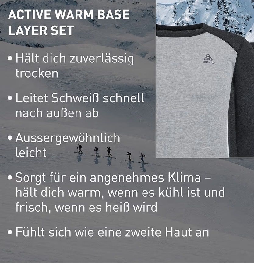 Biancheria intima: Odlo Thermo-Langarmshirt Gr. L – Usato da Emmenbrücke venduto da ThomiE01 2