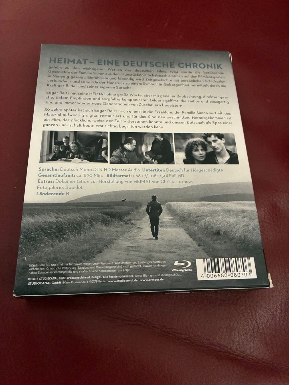 Tutti i DVDs: Heimat - Eine Deutsche Chronik (Blu-Ray Boxset) – Usato da Seuzach venduto da ephi7 1