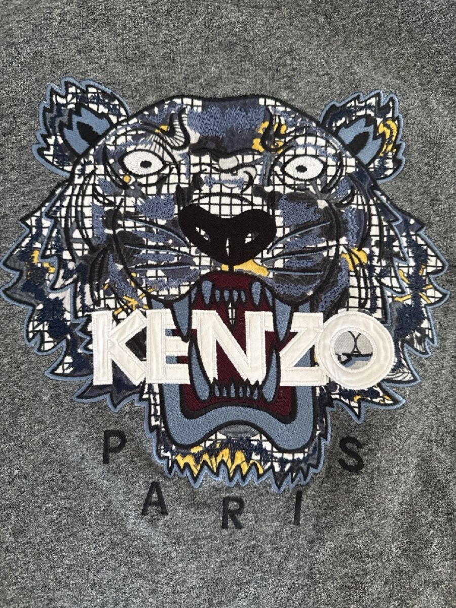 Kenzo Pullover & Sweatshirts: Herren Pullover KENZO PARIS grau Grösse L neuwertig – Gebraucht aus Horw von 6048horw 1