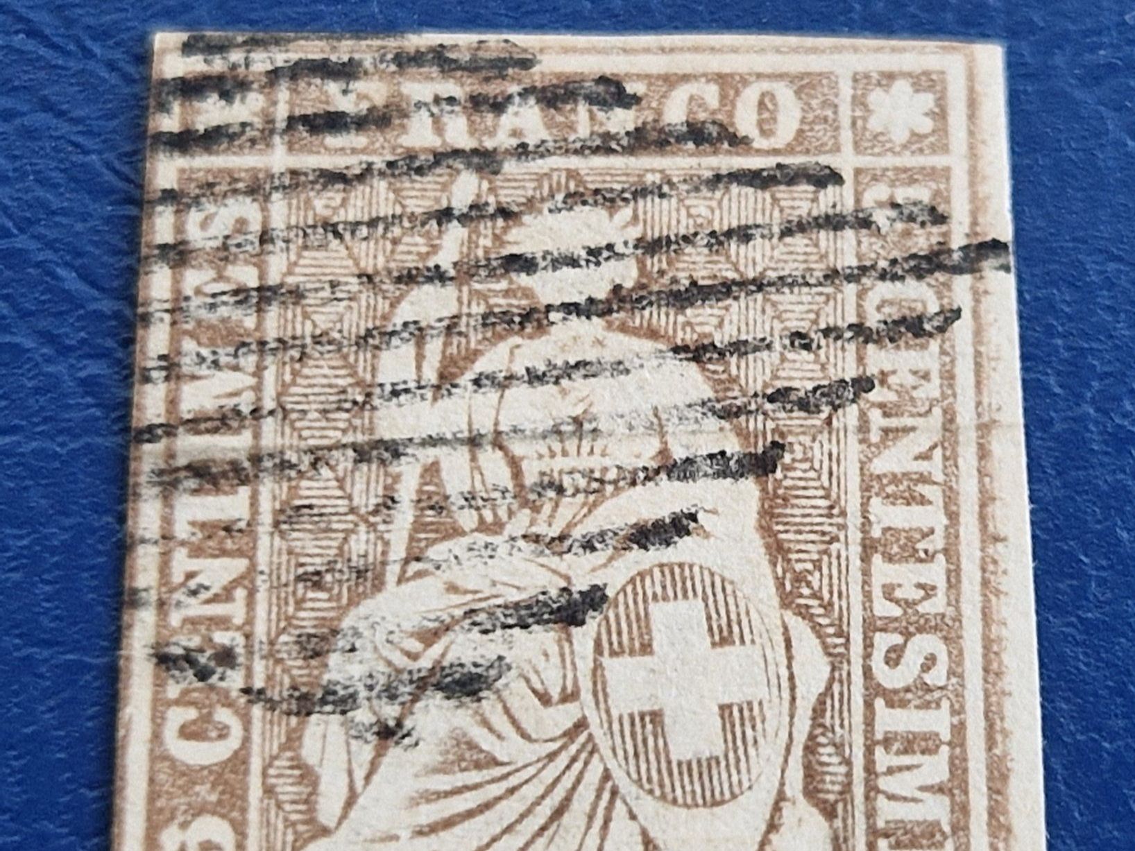 Alle Briefmarken: Strubel 22B, ab 1.- – Gebraucht aus Burgdorf von Glossy01 1