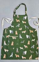Kochschürze; Hunde, Tiere; Handarbeit, neu