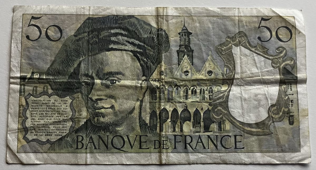 Banconote: Frankreich 50 Francs 1984 – Usato da Algetshausen venduto da Carrhard 1