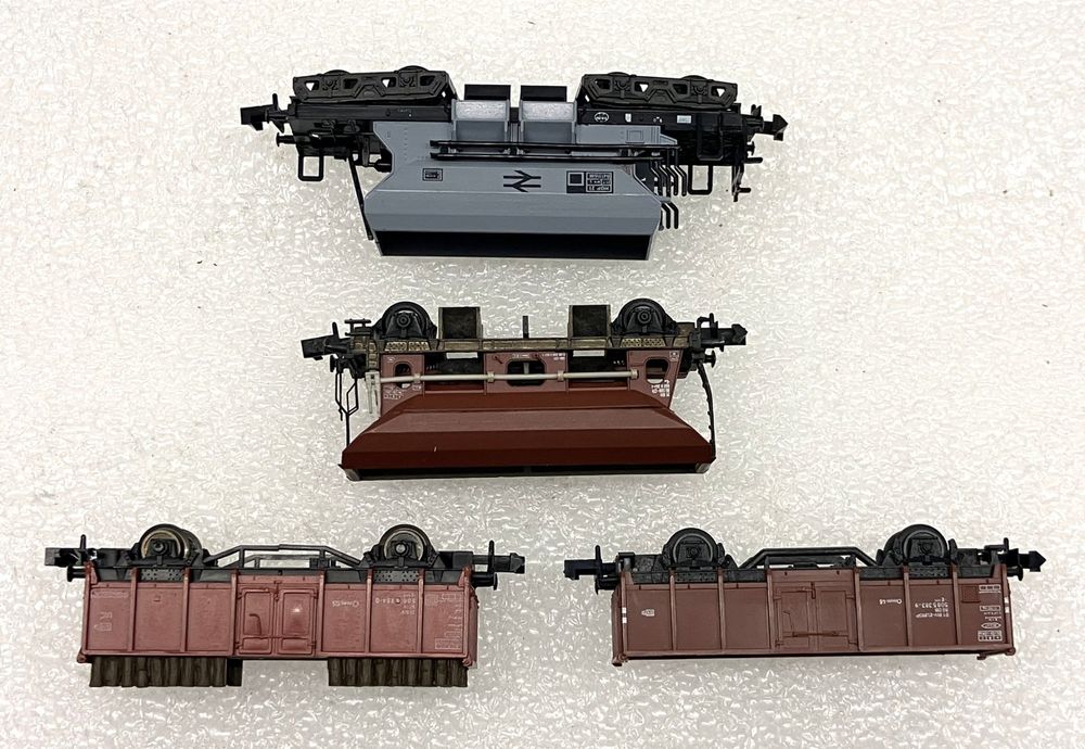Modelleisenbahnen: N= 2x offene Güterwagen - 2x Selbstentladewagen SBB/DB/HOP – Gebraucht aus Thun von retoolinoo 6
