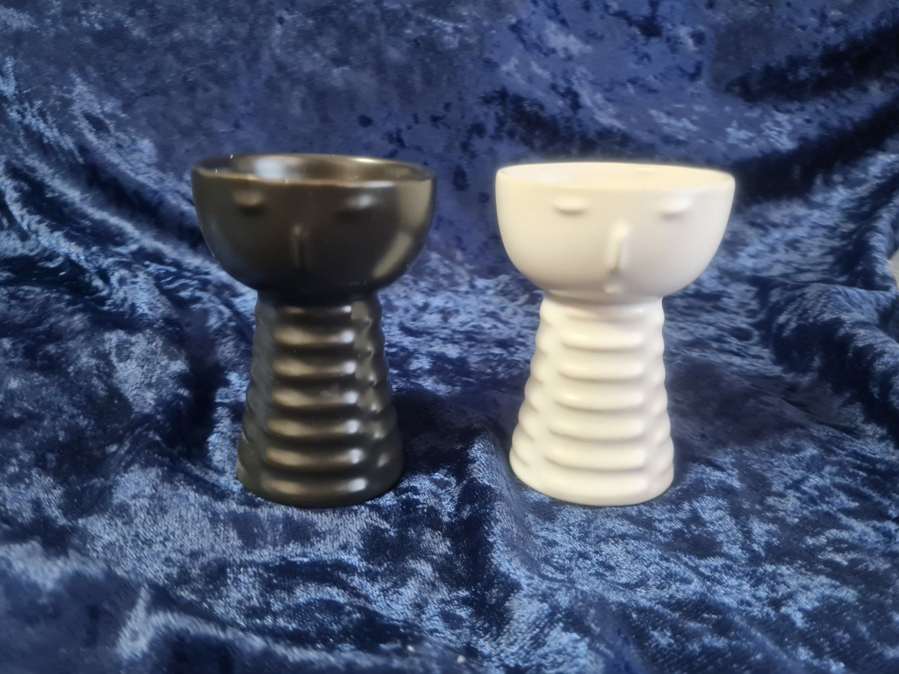 Partylite Kerzenständer: PartyLite - Teelichthalter Duo Abstract Face – Neu und originalverpackt aus Othmarsingen von Kleibai