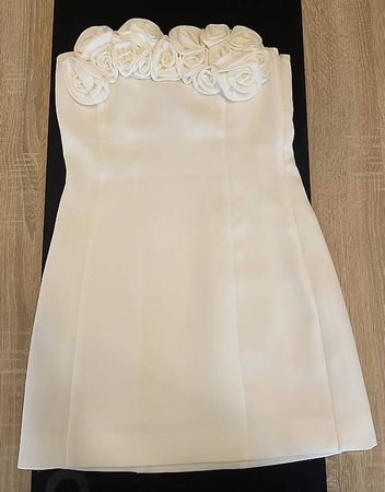 Kleid Creme/Weiß