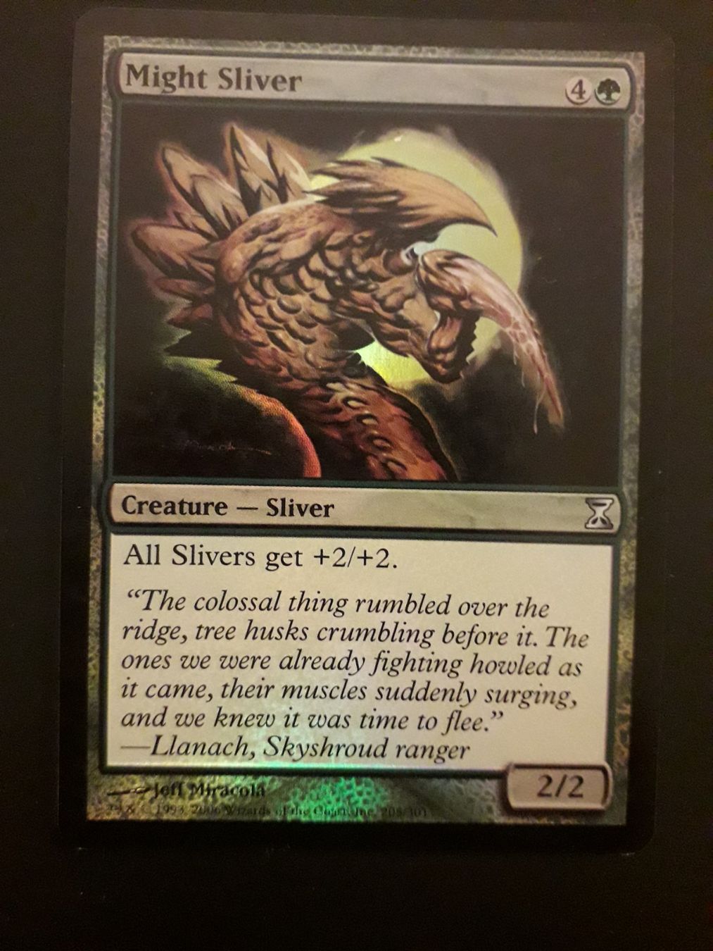 Magic The Gathering Carte collezionabili: MTG - Foil "Might Sliver" – Usato da Lausanne venduto da and_n6mz