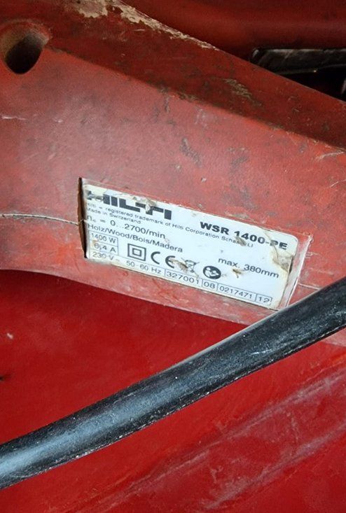 Hilti Sägen: Säbelsäge Hilti WSR 1400-PE – Gebraucht aus Zürich von alplita 1