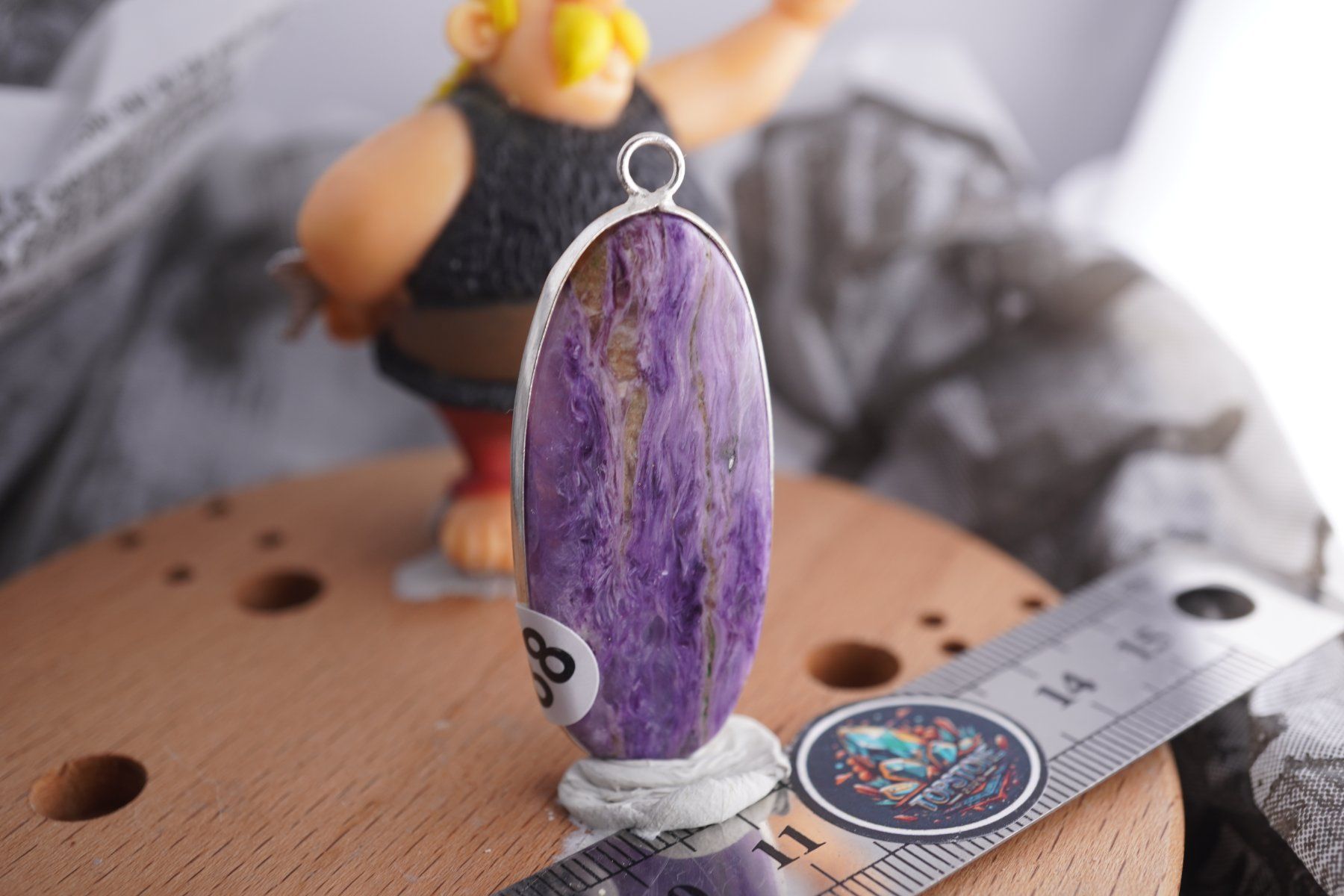 Mineralien & Heilsteine: Charoit      Anhänger   wow     Ab 1.-(1) – Neu und originalverpackt aus Eschenbach SG von topstone 1