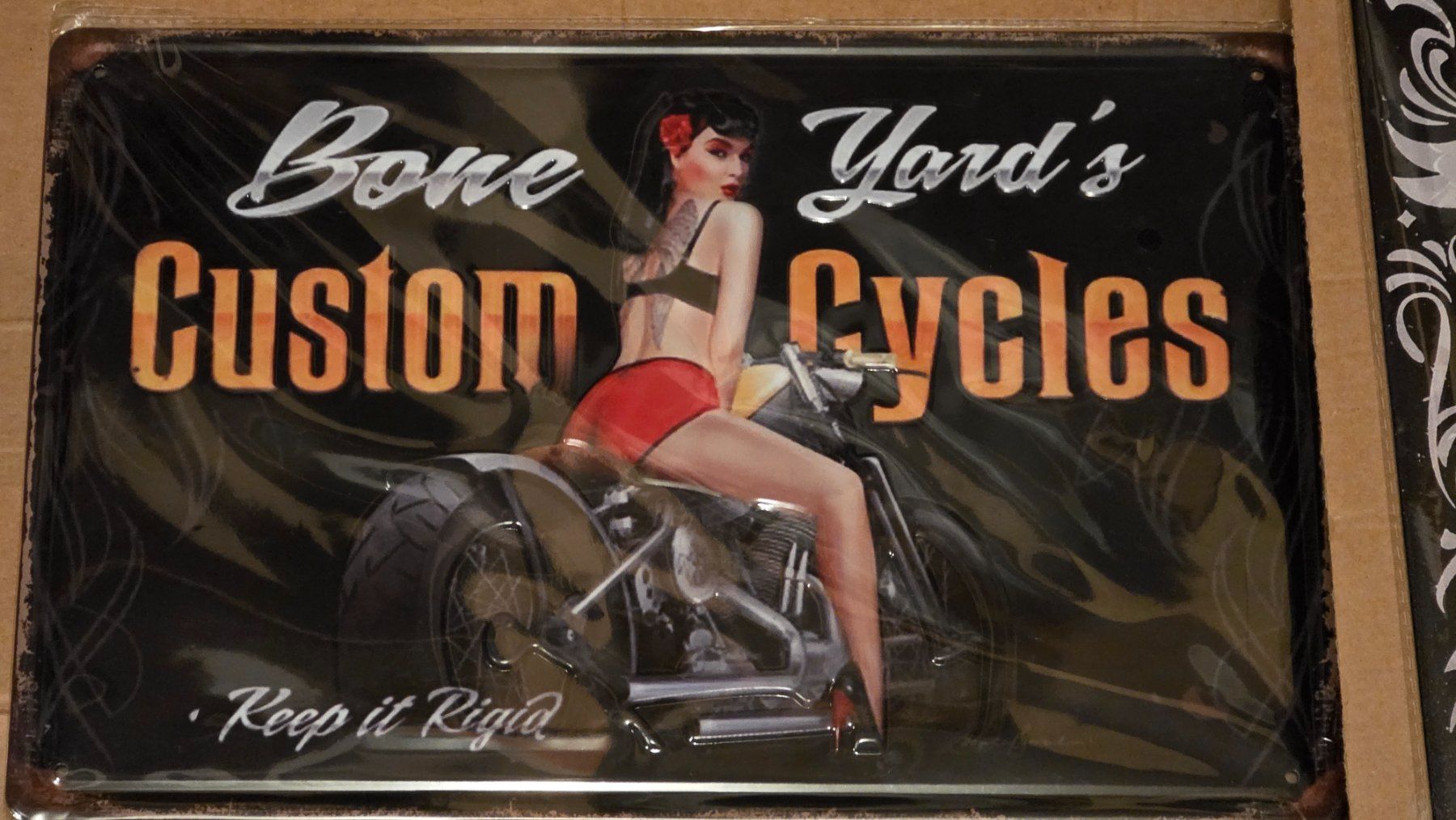 Schilder: Blechschild Custom Cycles – Neu und originalverpackt aus Wangen SZ von Charlie_Firpo
