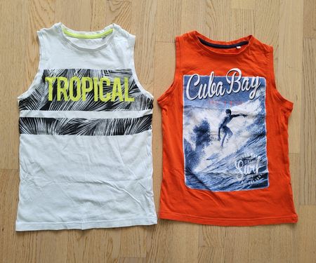 2x Tanktops Gr 134-140 "H&M"
