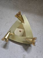 2 gleiche Edle Deckenleuchte/ Gold-Optik-Modernes Design