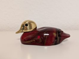 ELLI MALEVOLTI Jade Design Ente klein, vintage