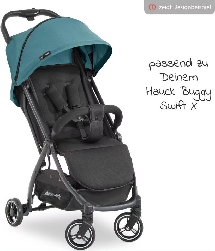 Hauck Carrozzine: Hauk Swift X Sonnenverdeck Petrol – Nuovo e nell'imballaggio originale da Basel venduto da Seifehuesli 5
