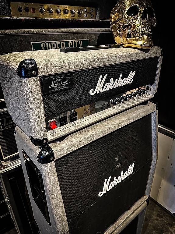 Marshall Amplificatori: Marshall Silver Jubilee 2553 Full Stack Tête +2 2x12 – Usato da Montreux venduto da Alligator-AMPS 1