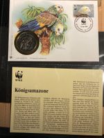 St.Vincent 1994 WWF Königsamazone Münzbrief 30 Jahre WWF
