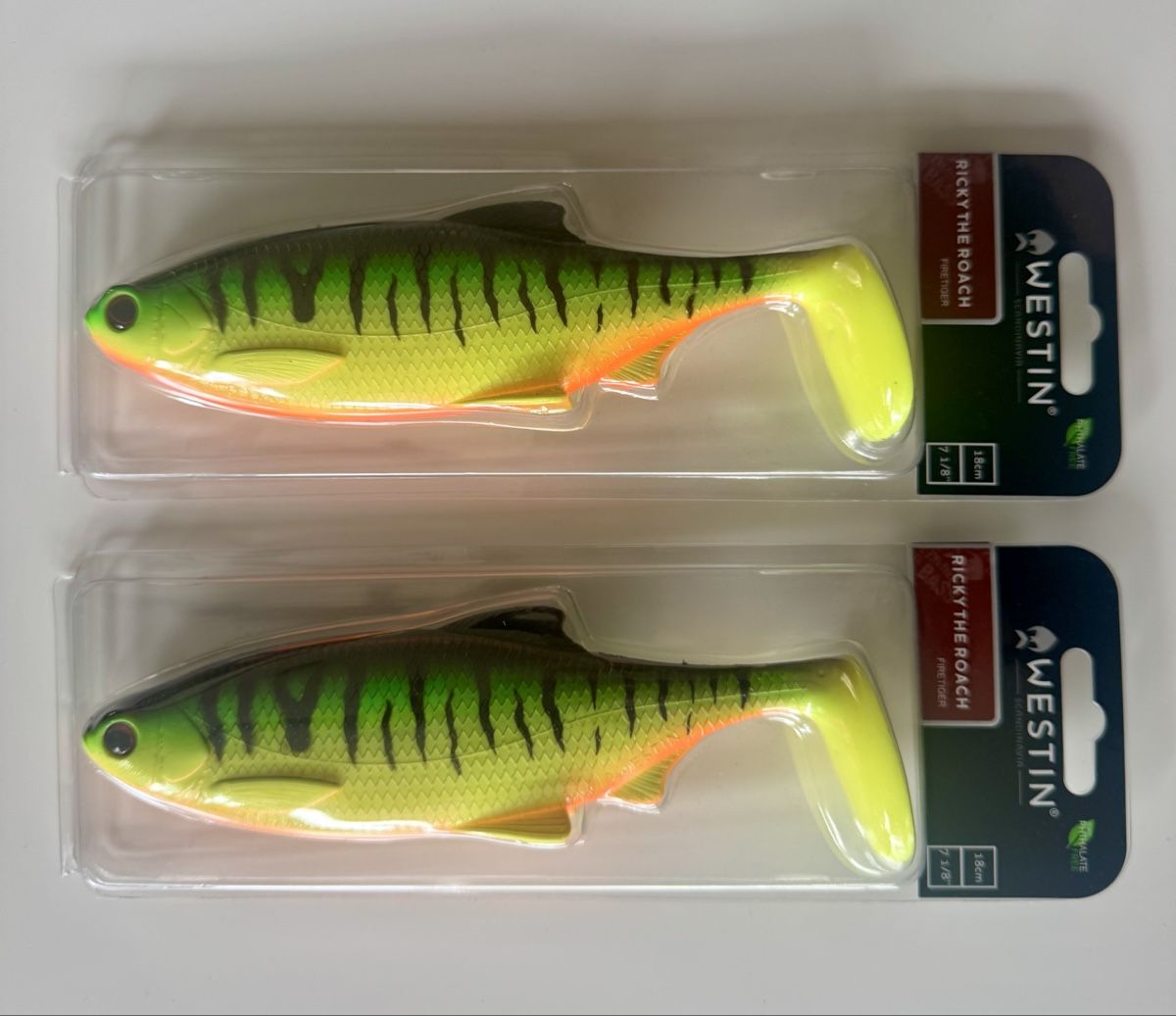 Westin Esche: Westin Ricky the Roach 18cm Firetiger – Nuovo e nell'imballaggio originale da Lengnau BE venduto da Ms-Seegurke