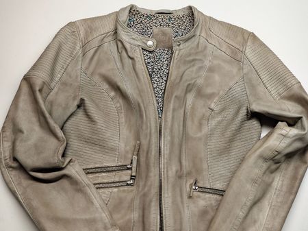 Sportliche Damen Lederjacke S.Oliver Gr. 36