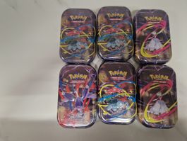 6x Pokémon Mini Tins Mega Evolution EN – OVP