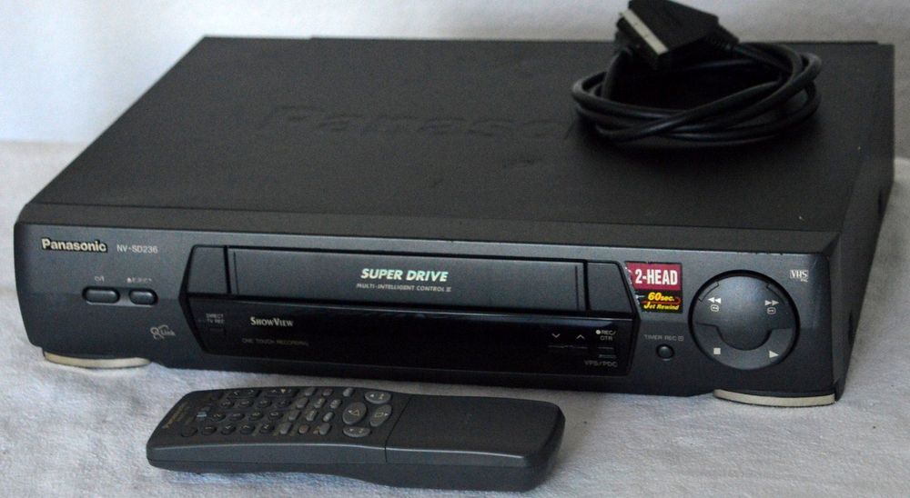 Télécommande VCR Pour Magnétoscope Panasonic NV-SD240 / HD636EG / HD640EG7 - Occasion Fonctionnelle
