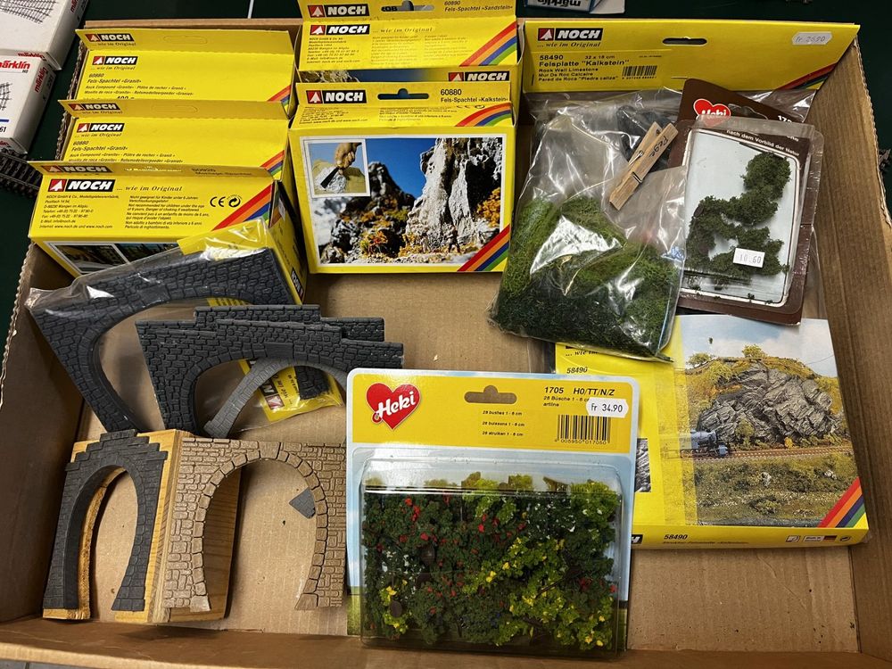 Busch Geländebau Mörtel - Mortier Couleur Pour Modélisme Ferroviaire, 500g, Neuf