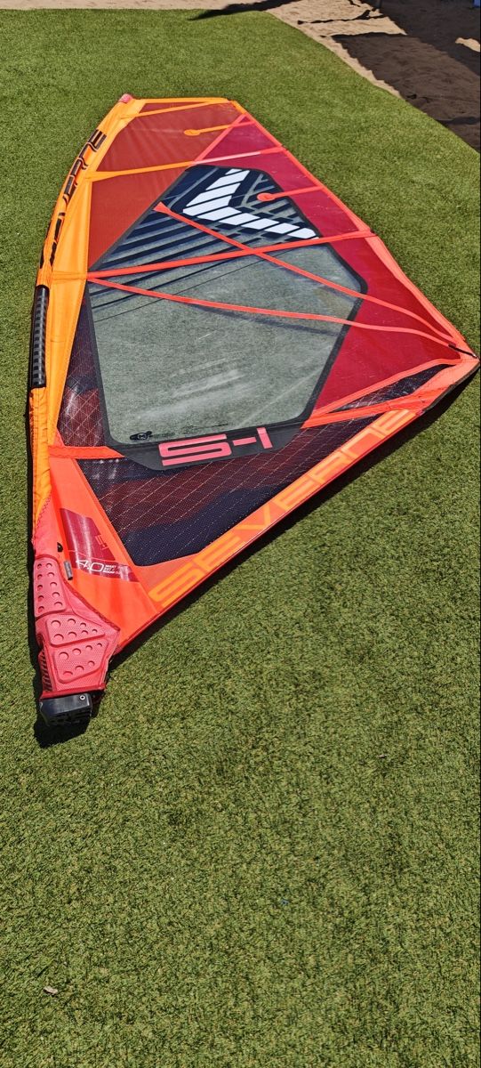 Surfen: Severne 4 Latten Wavesegel S-1 4.0  – Gebraucht aus Wichtrach von wildpigwomen12
