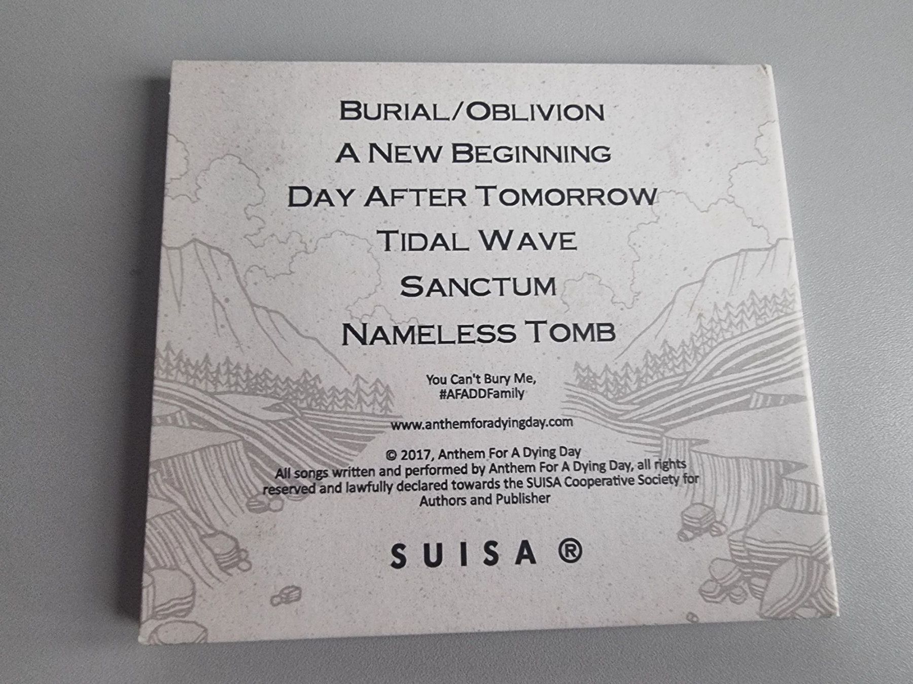CD: CD Anthem For A Dying Day - Nameless Tomb – Usato da Schaffhausen venduto da Kellerrassel 2