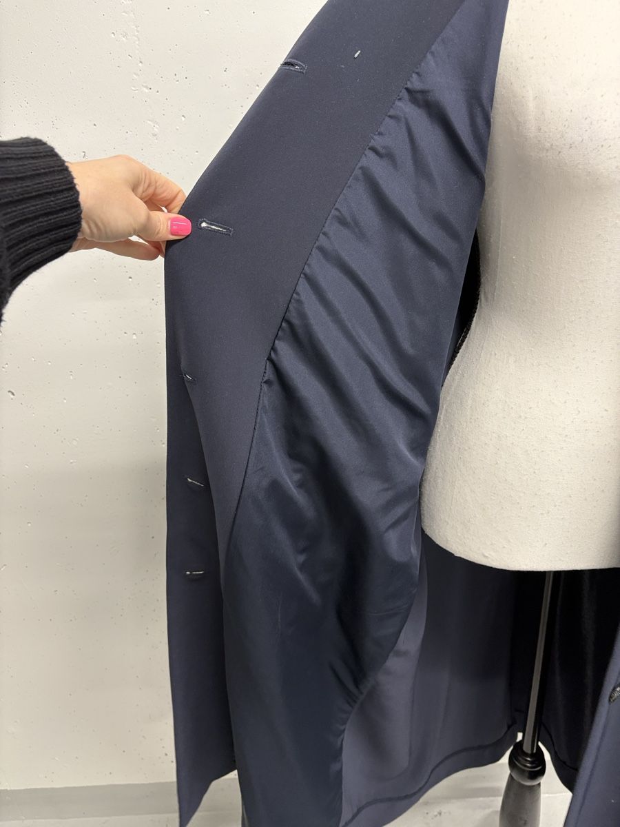 Samsøe Samsøe Cappotti: Samsoe Samsoe Trenchcoat Gr. M Dunkelblau Mantel blau – Nuovo (secondo la descrizione) da Regensdorf venduto da secondchancefashion 6
