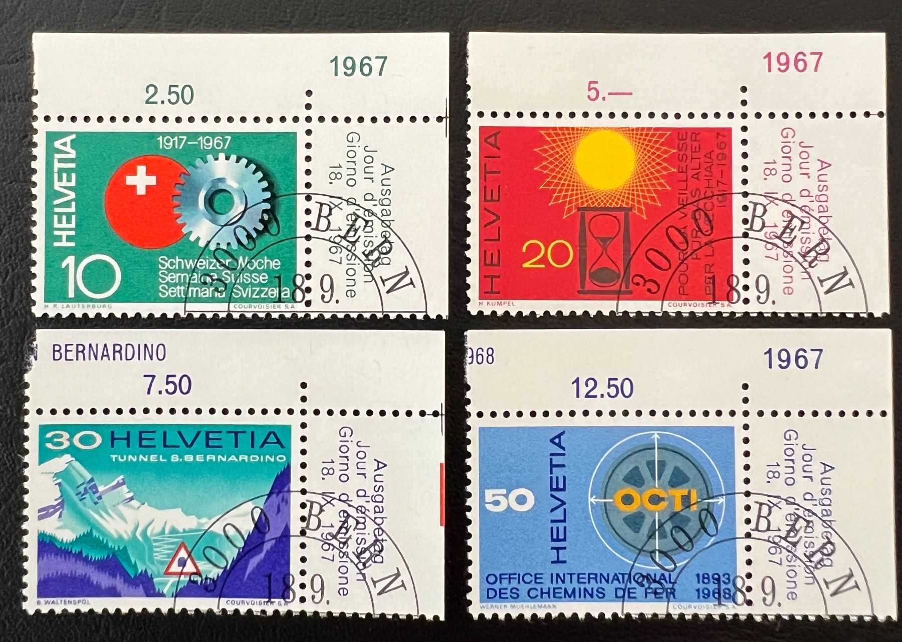 Tutti i francobolli: 1967 Werbemarken Serie ET – Usato da Endingen venduto da haifu