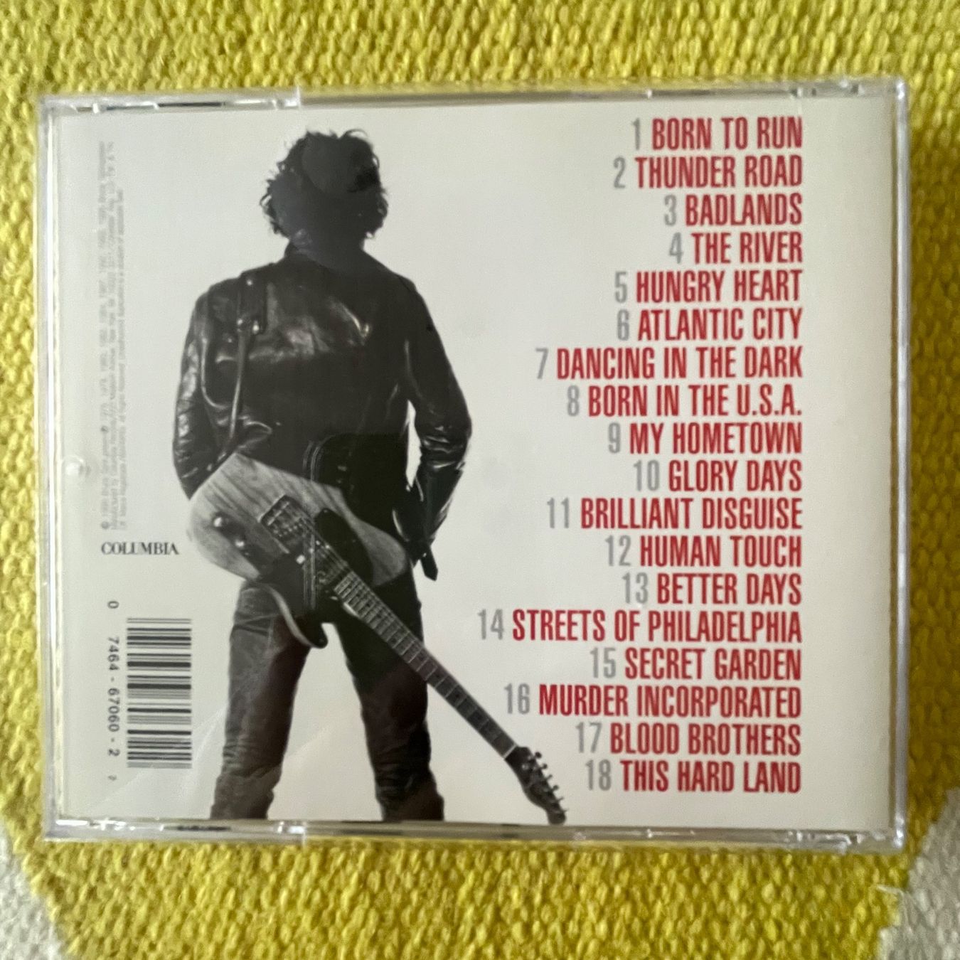 CDs: BRUCE SPRINGSTEEN-GREATEST HITS – Gebraucht aus Rorschacherberg von CD-Roli 1