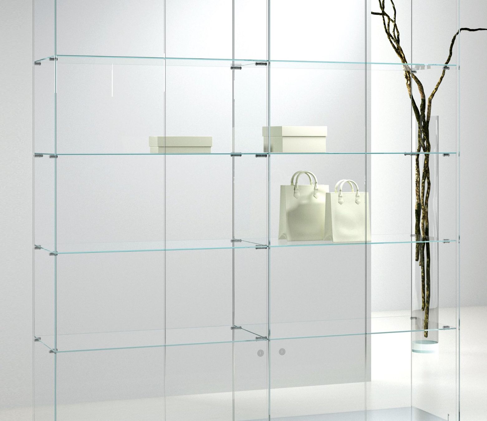 Vetrine: Glasvitrine, Silber,Kirsch&Wenge,LED B.157cmxT.40cmxH.181cm – Nuovo e nell'imballaggio originale da Kriens venduto da GCgestaltung.17 3
