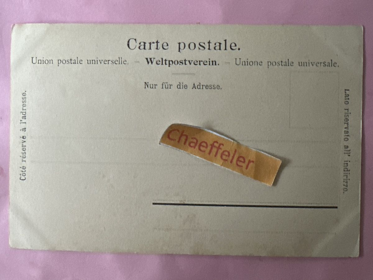 Cartoline postali: Lauterbrunnen. -  Chute du Staubbach – Usato da Zürich venduto da Chaeffeler 1