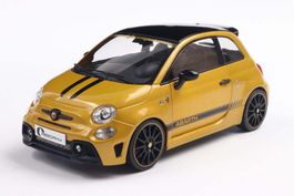 Fiat F595 Abarth 2024 matt-gelb met. / schwarz       1:18