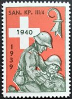 Sanitäts Kp III/4, Aufdr, 2.WK, Wi San 42