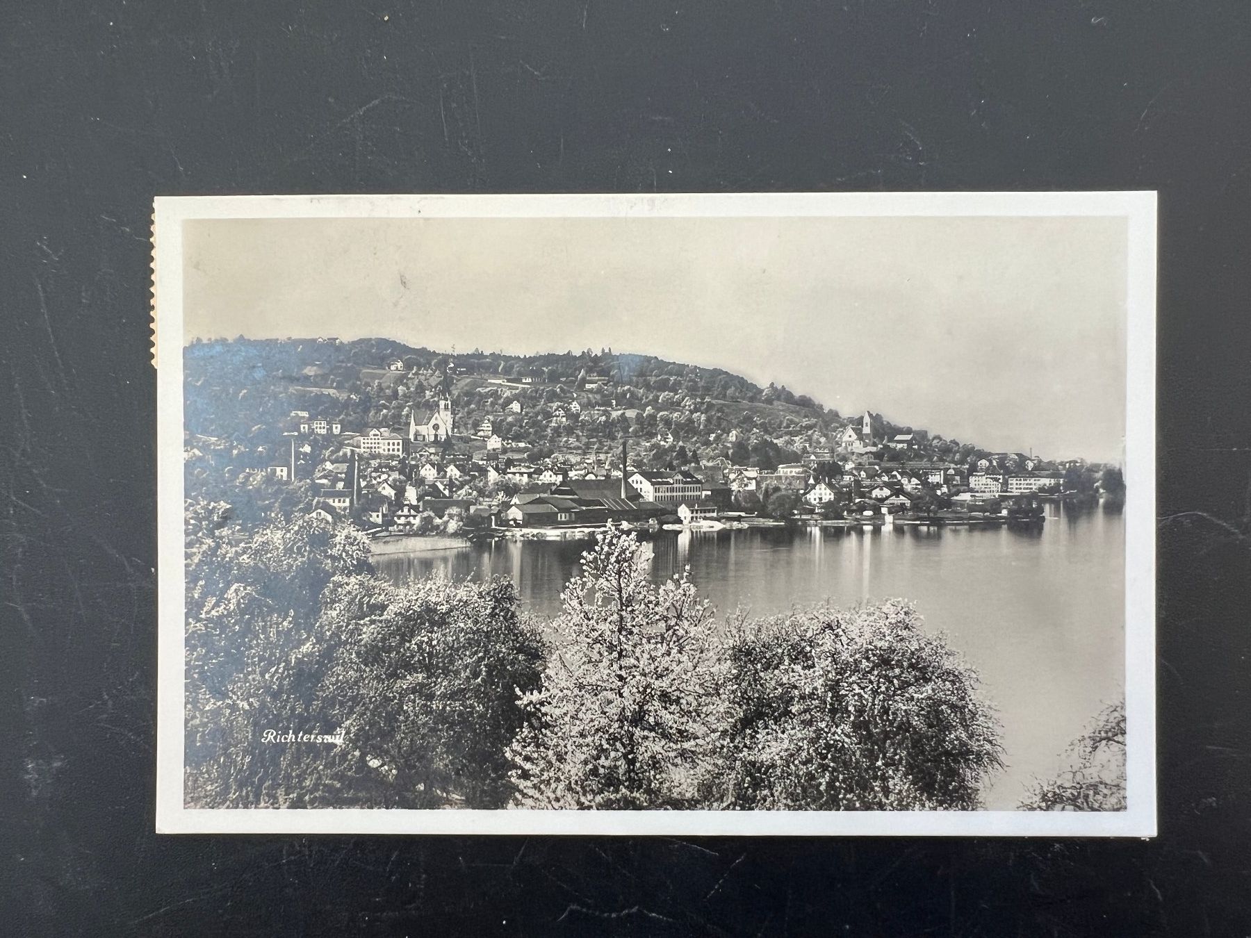 Cartoline postali: AK Richterswil 1930  (G151) – Usato da Hinwil venduto da Sidi4
