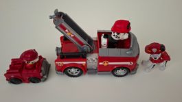 Paw Patrol Marshall Feuerwehrauto Set mit zwei Figuren