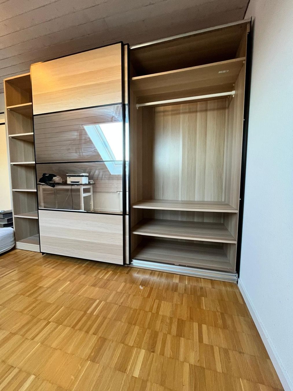 Ikea Armadi: Complete IKEA PAX Wardrobe Set | 250 cm | Sliding Mirror Doo – Usato da Dättwil AG venduto da c_c_77th 5
