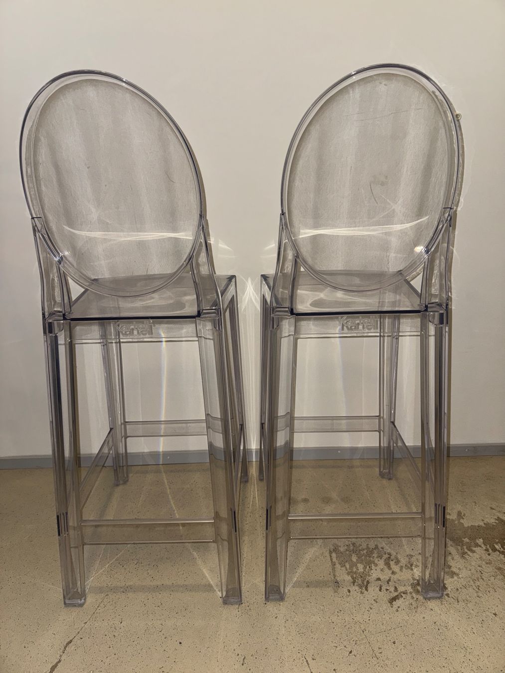 Kartell Sedie: 2 x Kartell One More Bar Stool – Usato da Winterthur venduto da coira70 1