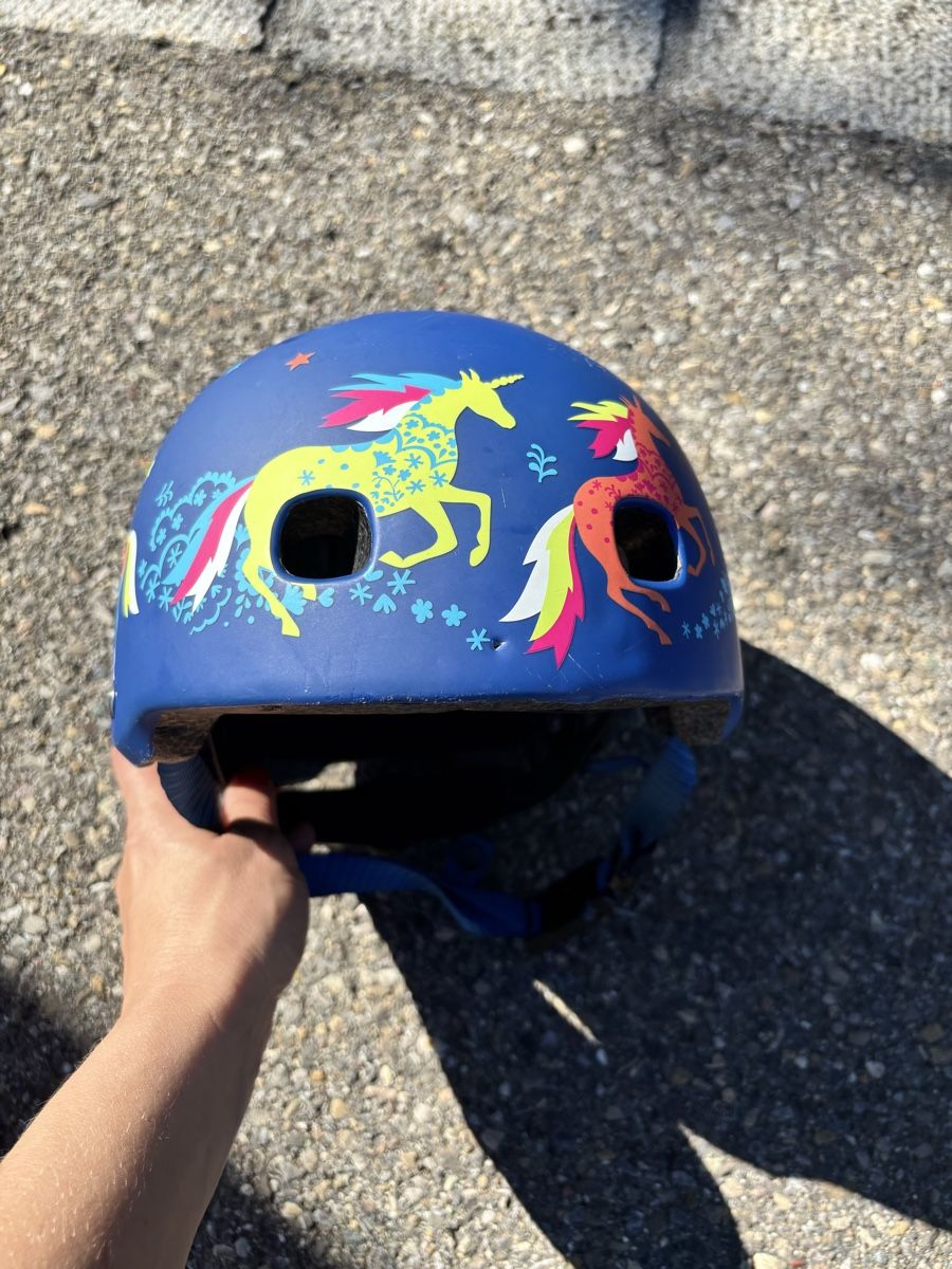 Caschi: Micro Velohelm Einhorn blau, Gr. 46-50 – Usato da Au ZH venduto da Melda123 3