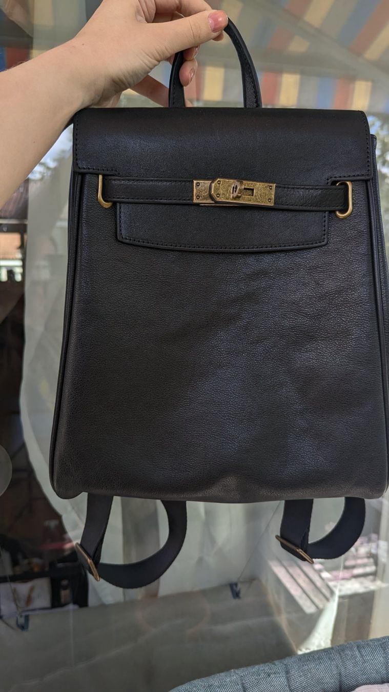 Zaini: Eleganter Rucksack in Birkin Optik – Nuovo e nell'imballaggio originale da Zürich venduto da oschance 3