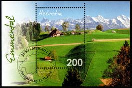 2014 Sonderblock Emmental mit Ersttagsstempel