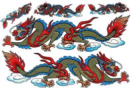 Drachen Aufkleber Sticker 1 Bogen 27 x 18 cm Tuning ST145