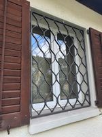 Schmiedeeisen Fenstergitter B101cm x H129,  drei gleiche