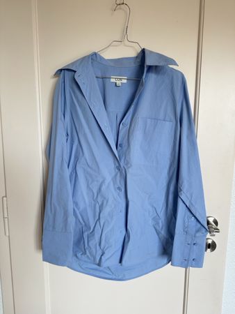 COS blue cotton shirt size 38