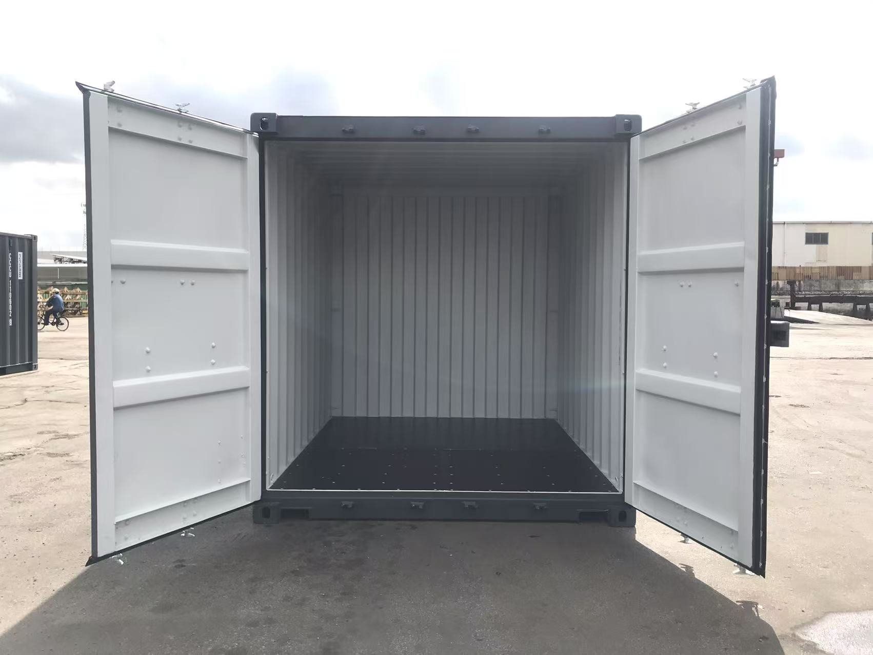 Sonstiges für Büro & Gewerbe: 10 Fuß Seecontainer/ one Way / Lagercontainer / Anthrazit – Neu (gemäss Beschreibung) aus Hamburg von inf_r2kx 2