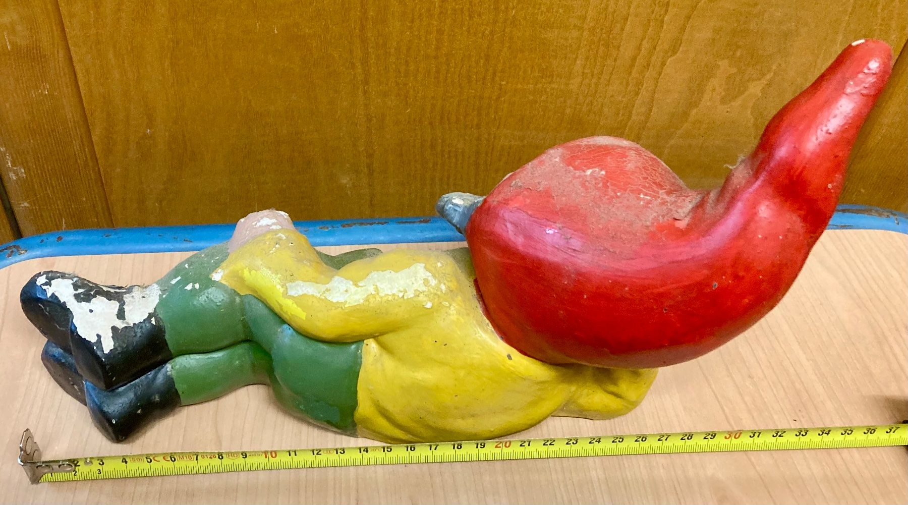 Statuette: Gartenzwerg antik - Der Faulenzer - – Difettoso da Rüegsauschachen venduto da Andyalfredo 2