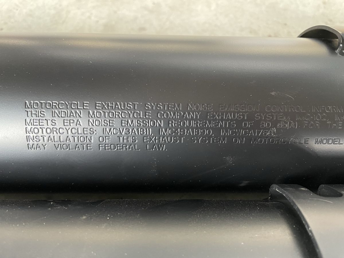 Sistemi di scarico: Indian Original Auspufftöpfe – Usato da Thun venduto da Palmeli 5